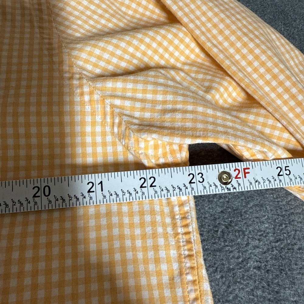 Vineyard Vines Whale Slim Fit Shirt Mens L Classic Fit Peach Plaid Button-Down - Picture 8 of 10